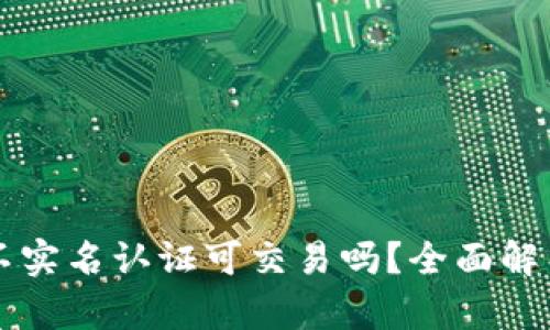 : TPWallet不实名认证可交易吗？全面解析与用户指南